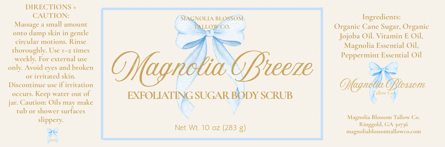 Magnolia Breeze Exfoliating Sugar Scrub
