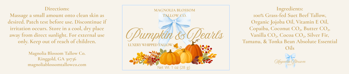 Pumpkin & Pearls Whipped Tallow