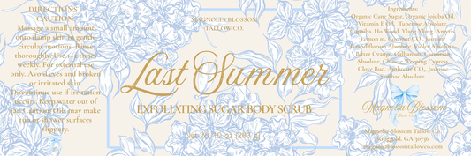 Last Summer Exfoliating Sugar Scrub