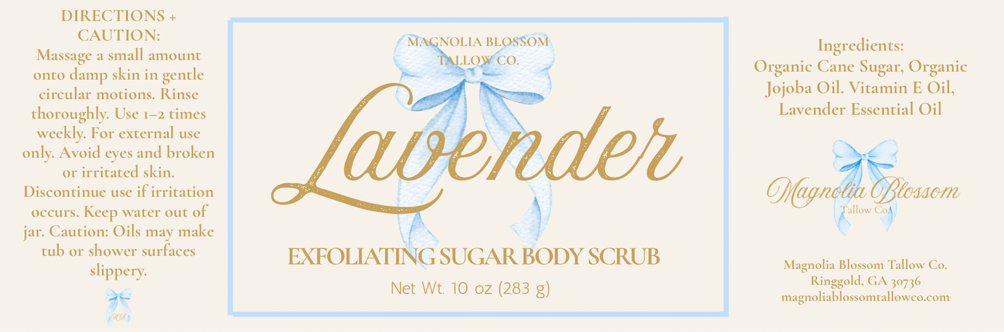 Lavender Exfoliating Sugar Scrub